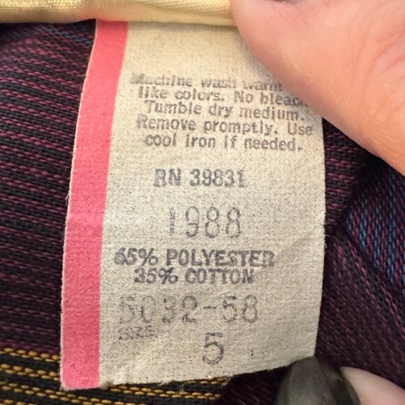 Vintage 80's Dress sz Small - Picture 5 of 5